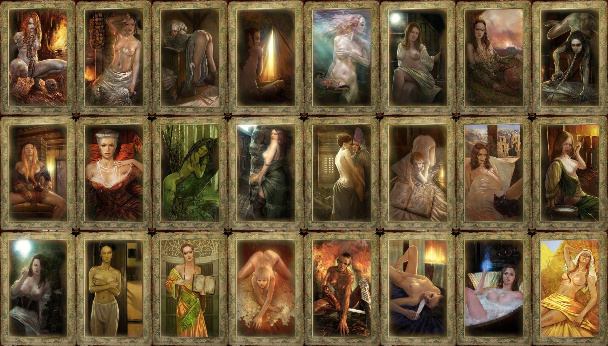 witcher filles cartes