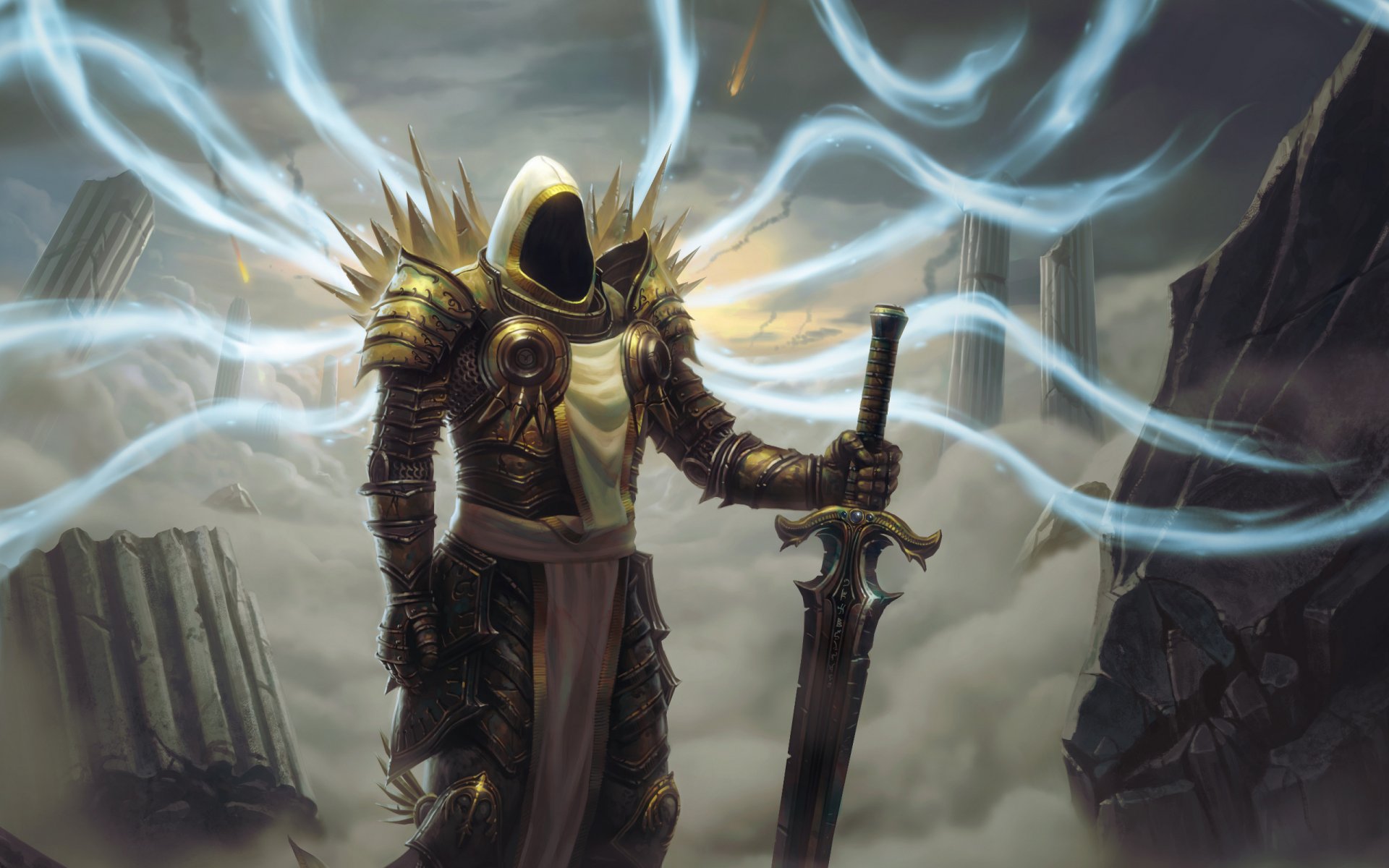 diablo 3 diablo 3 tyrael erzengel schwert ruinen