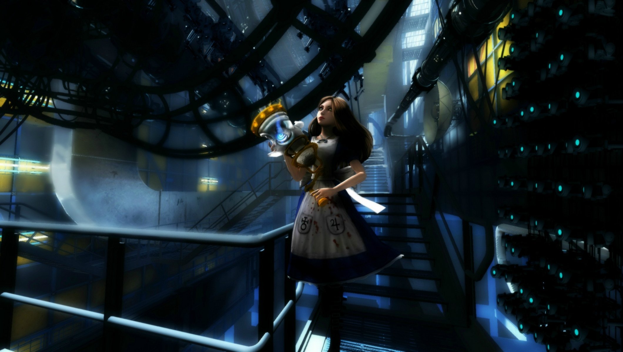 kunst donna666 alice madness returns portal mädchen treppe