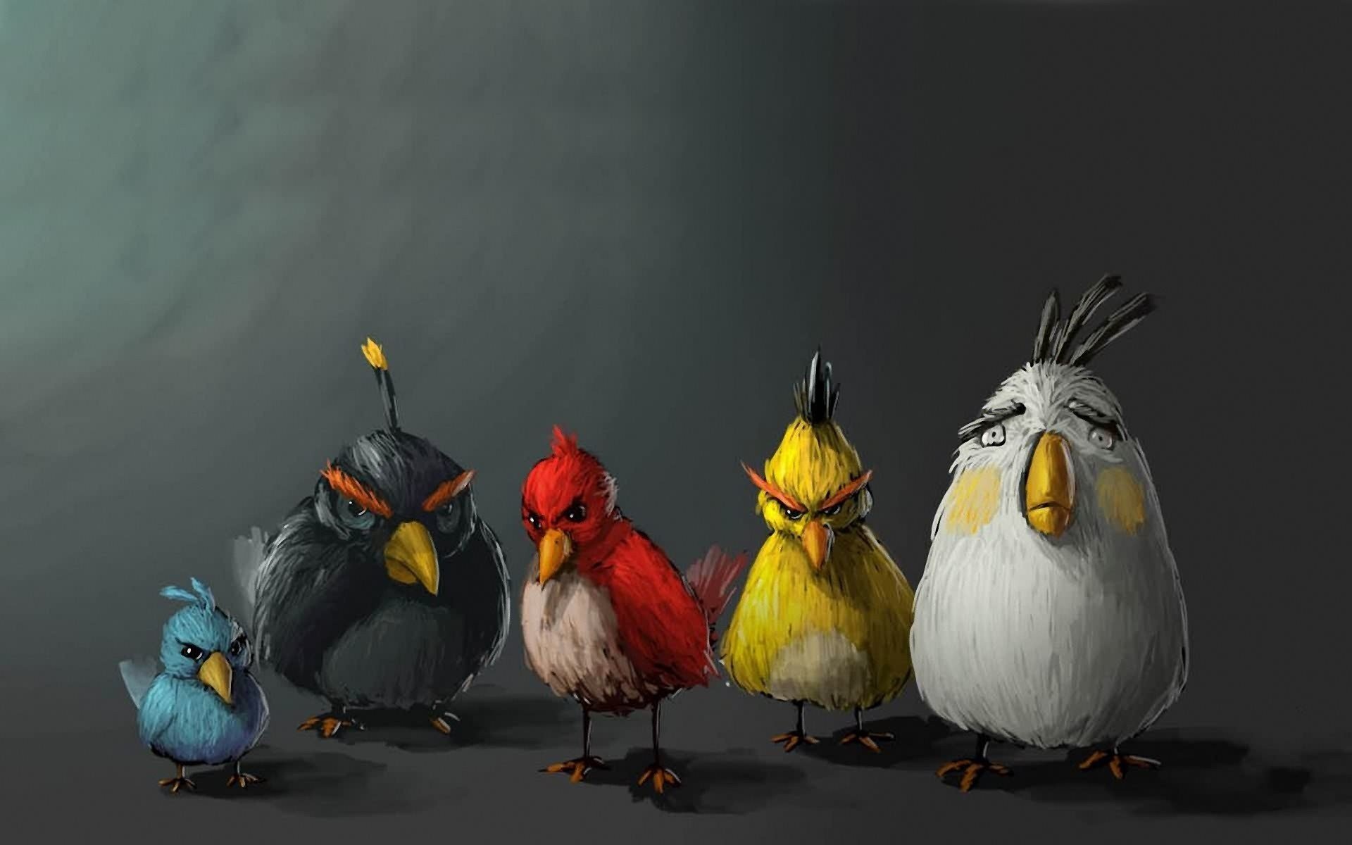 angry birds minimalism