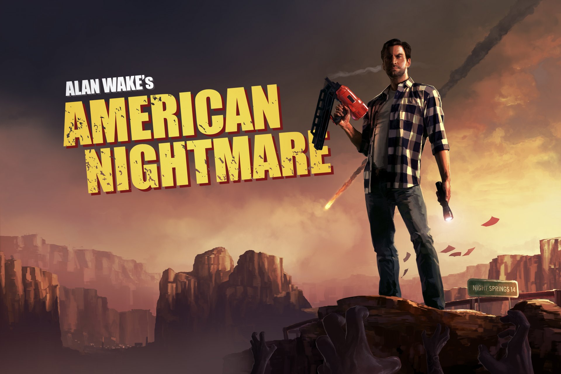 alan wake american nightmare scrittore alan wake montagne mostri