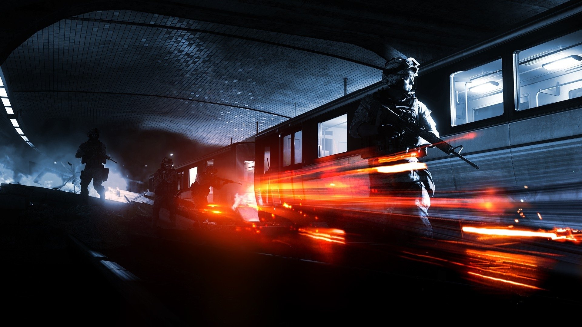 battlefield 3 men underground train