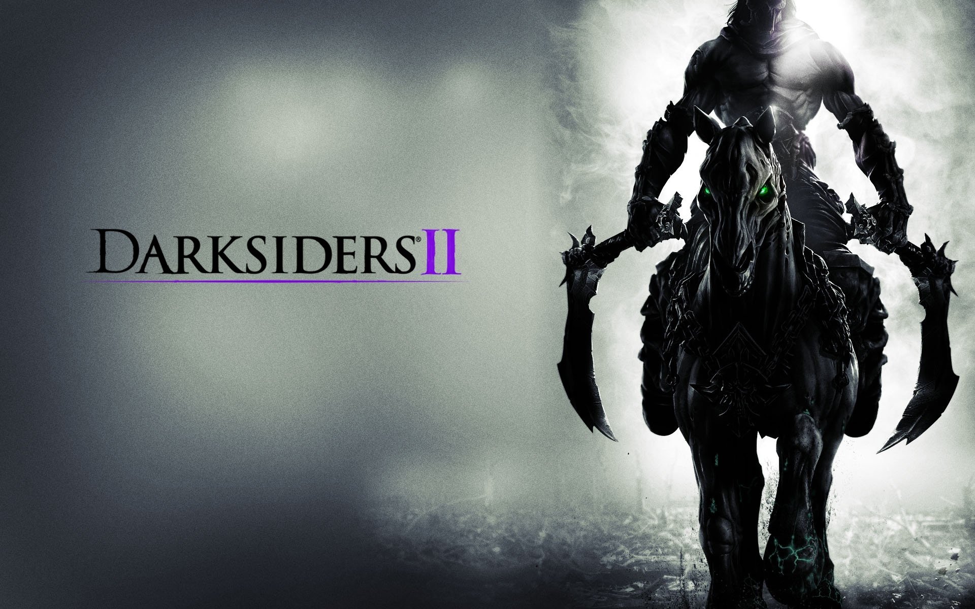 darksiders 2 jeu mort cavalier cheval tresse