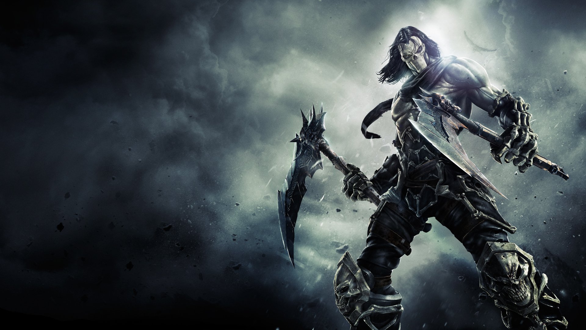 darksiders ii darksiders 2 śmierć maska warkocze kości jeździec apokalipsy jeździec kruk pył dym neogaf