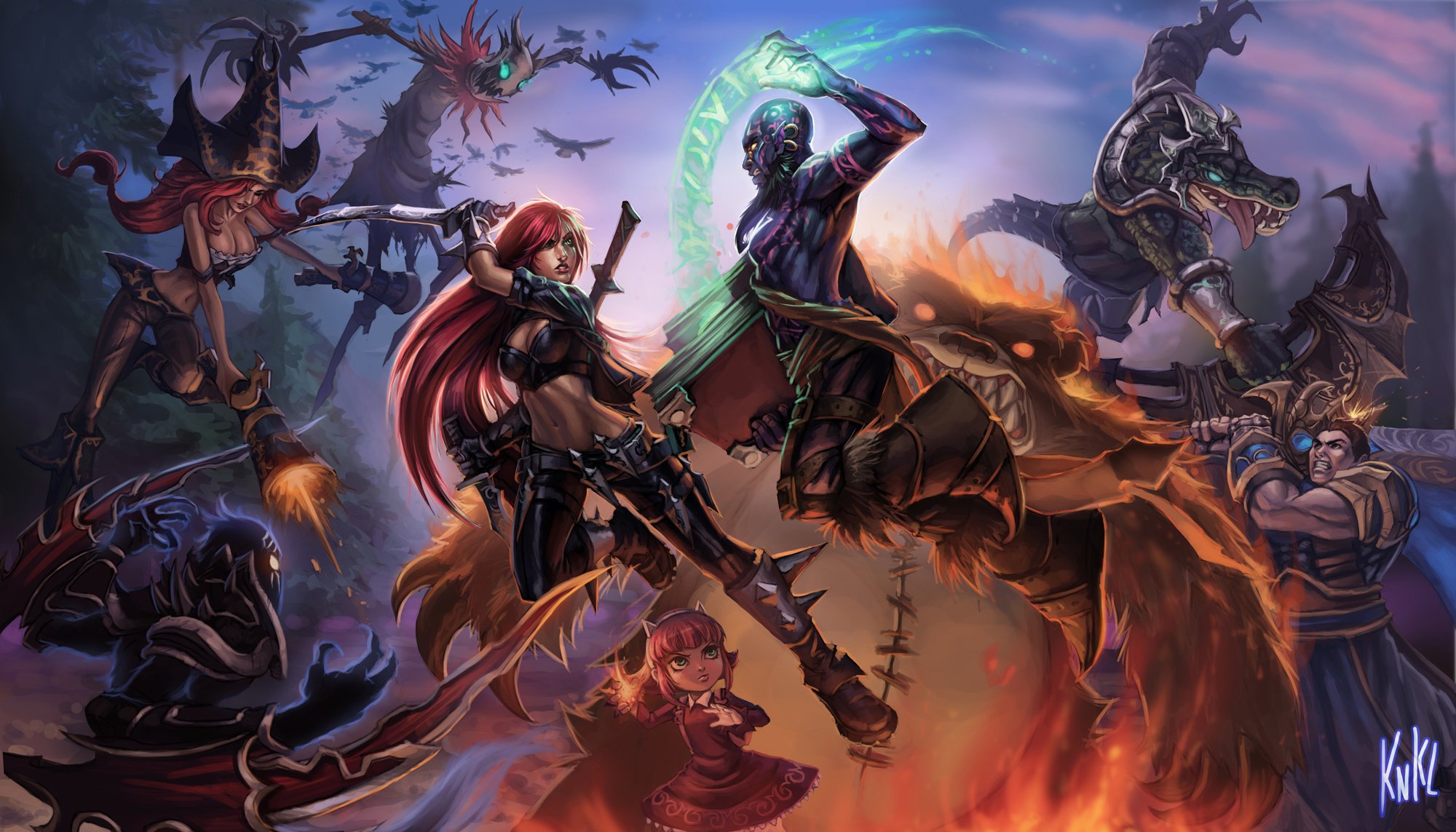 league of legends kunst knockwurst schlacht waffen magie