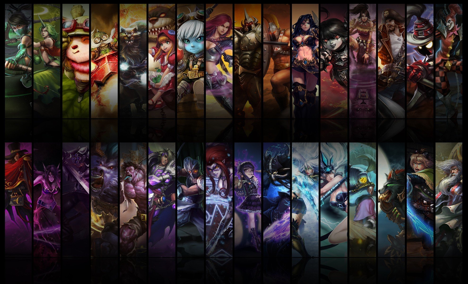 league of legends champions pierwszy sezon akali soraka teemo corky udyr annie tristana katarina mordekaiser panteon sivir mak nedalee schodnia veigar shaco twisted fate morgana mistrz yi alistar dr. mundo taric shen evelynn dark annie kassadin ash jeanne