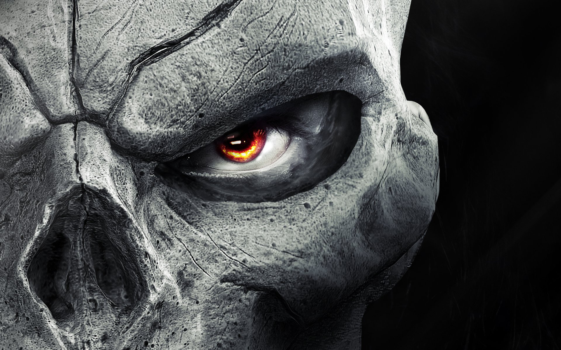 darksiders ii darksiders 2 śmierć maska spojrzenie jeździec apokalipsy