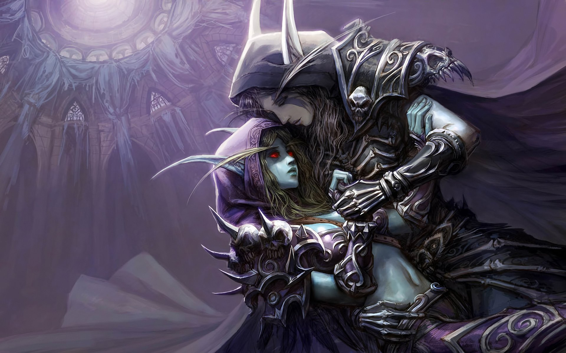 mundo de warcraft wow sylvanas elfos templo abrazos