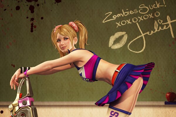 Pupą cheerleaderki Juliet Starling