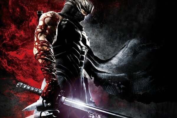 Krwawy ninja z gry Ninja gaiden