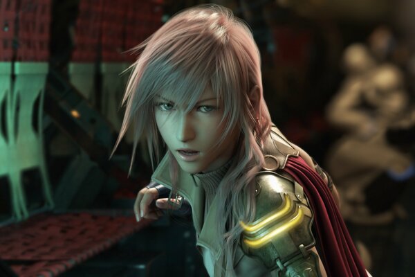 Imagen de un soldado del ejército capullo en final fantasy xiii