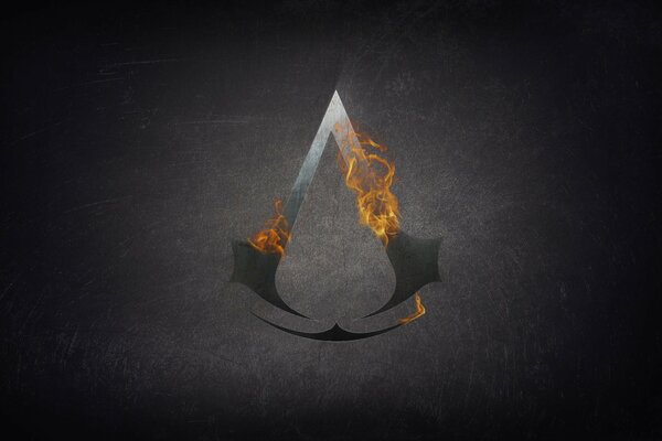 Assassins creed Screensaver, Assassins Creed, segno di Asasin, fuoco