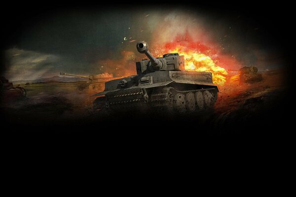 Tank art from world of tanks