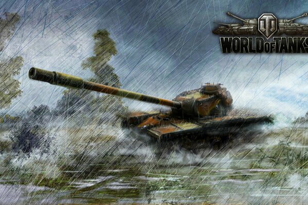 Immagine disegnata di world of tanks