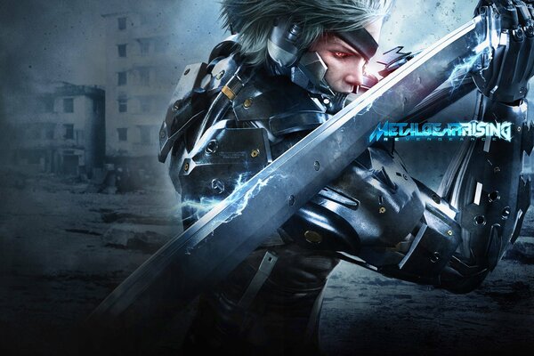 Ninja cyborg raiden from metal gear rising