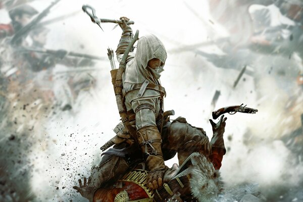 Assassin Creed dans le jeu d image de combat