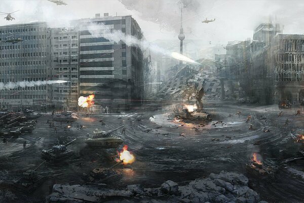 Die Macht der Panzer in Aktion im Spiel modern warfare 3