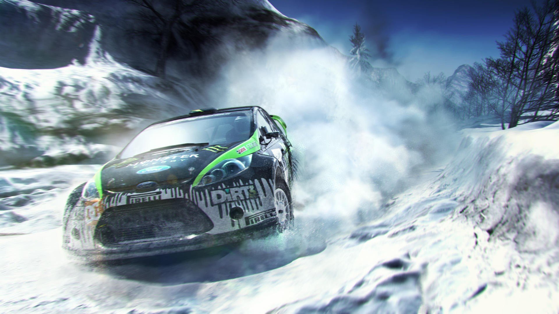 colin mcrae dirt3 ken block hiver forêt