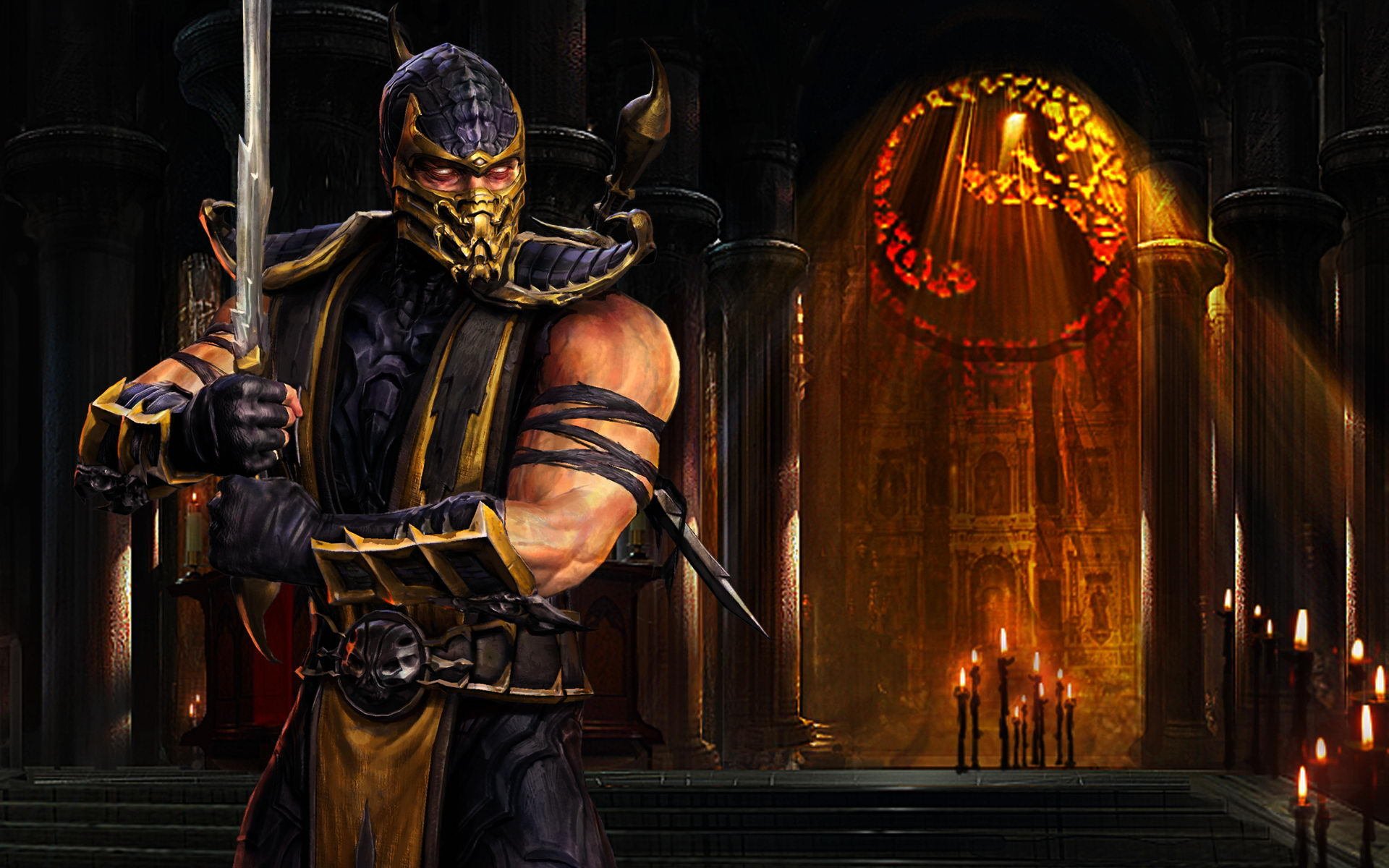 mortal kombat scorpione ninja