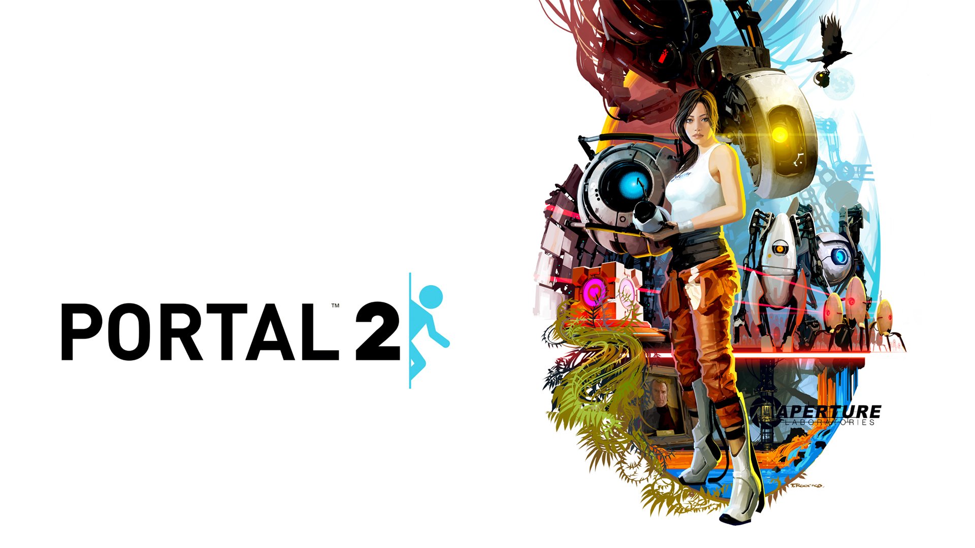 portail portal 2 portail gan fille module wheatley glados robots compagnon cube compagnon cube tourelle