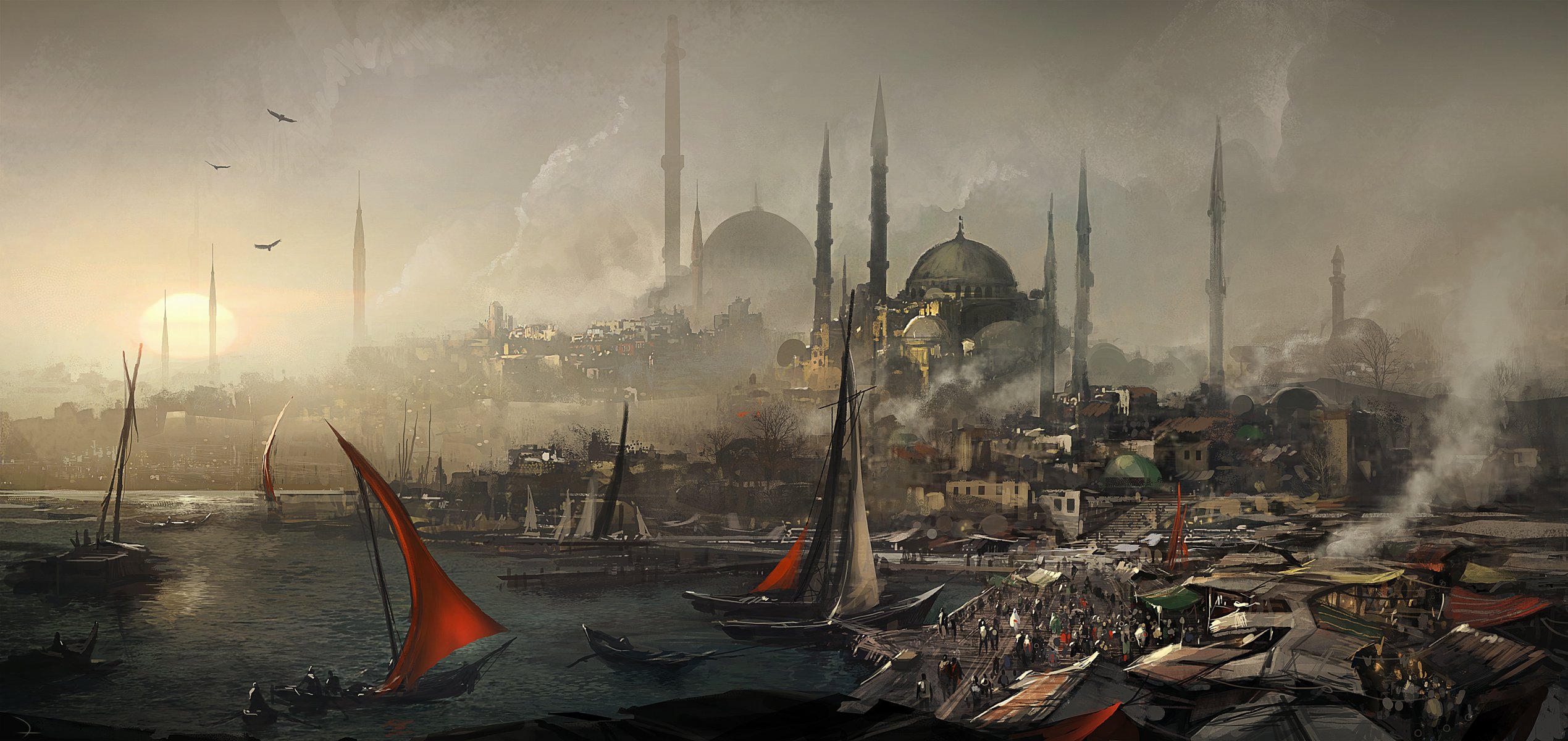 assassins creed revelations town the port