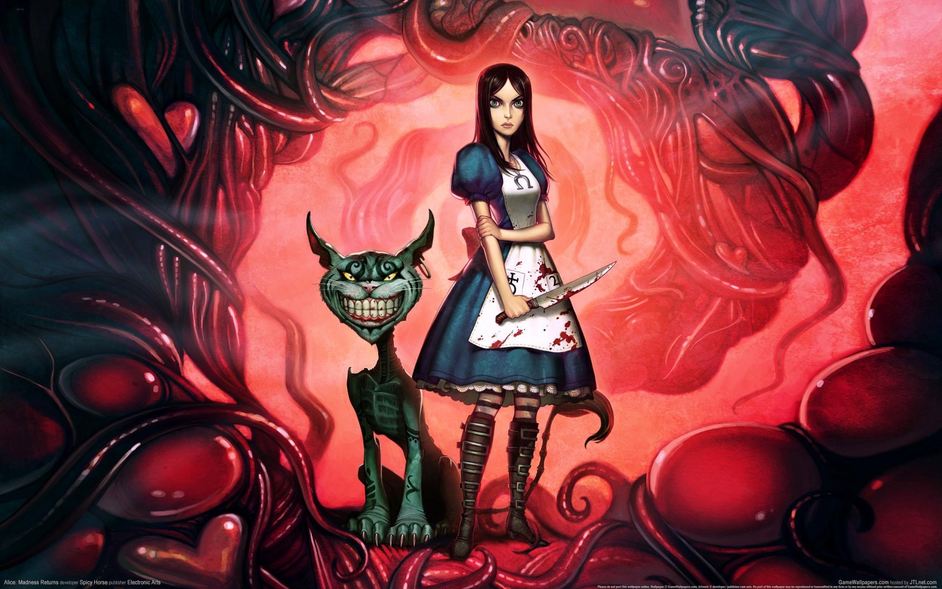 alice madness returns alice die cheshire-katze