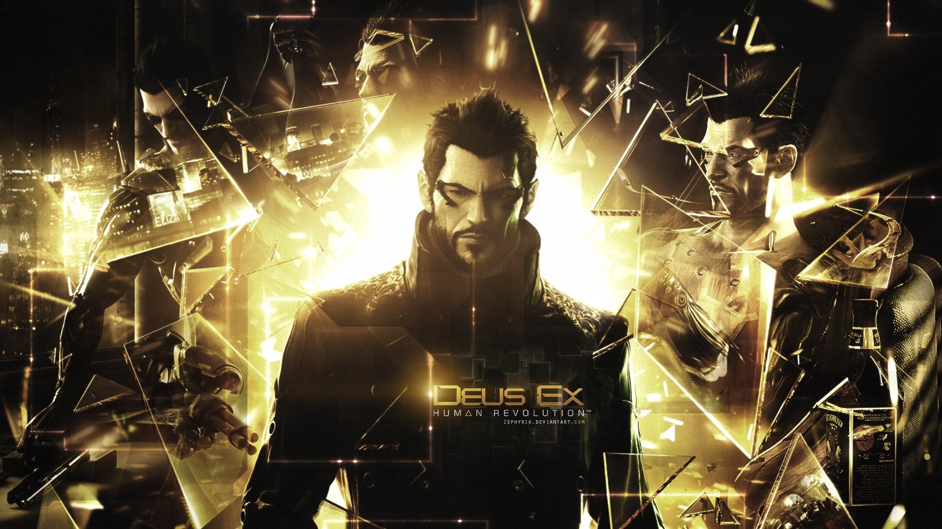 deus ex human revolution fan art di adam jensen