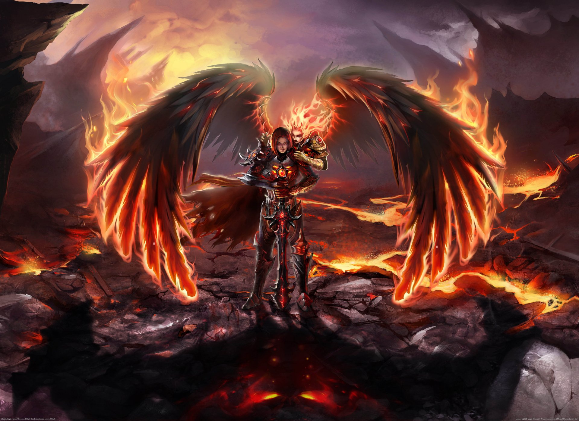 word and magic heroes 6 heroes of sword and magic sword and magic heroes 6 black hole entertainment fiery wings phoenix wings flame