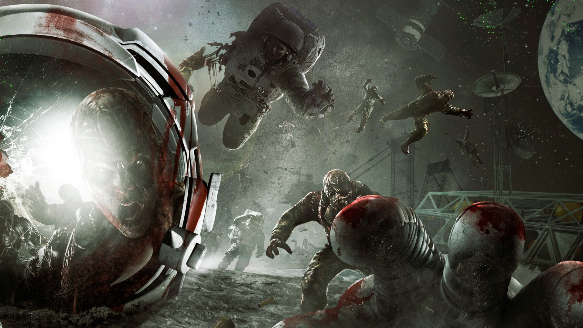 call of duty zombies dlc mond astronauten erde raum sterne station