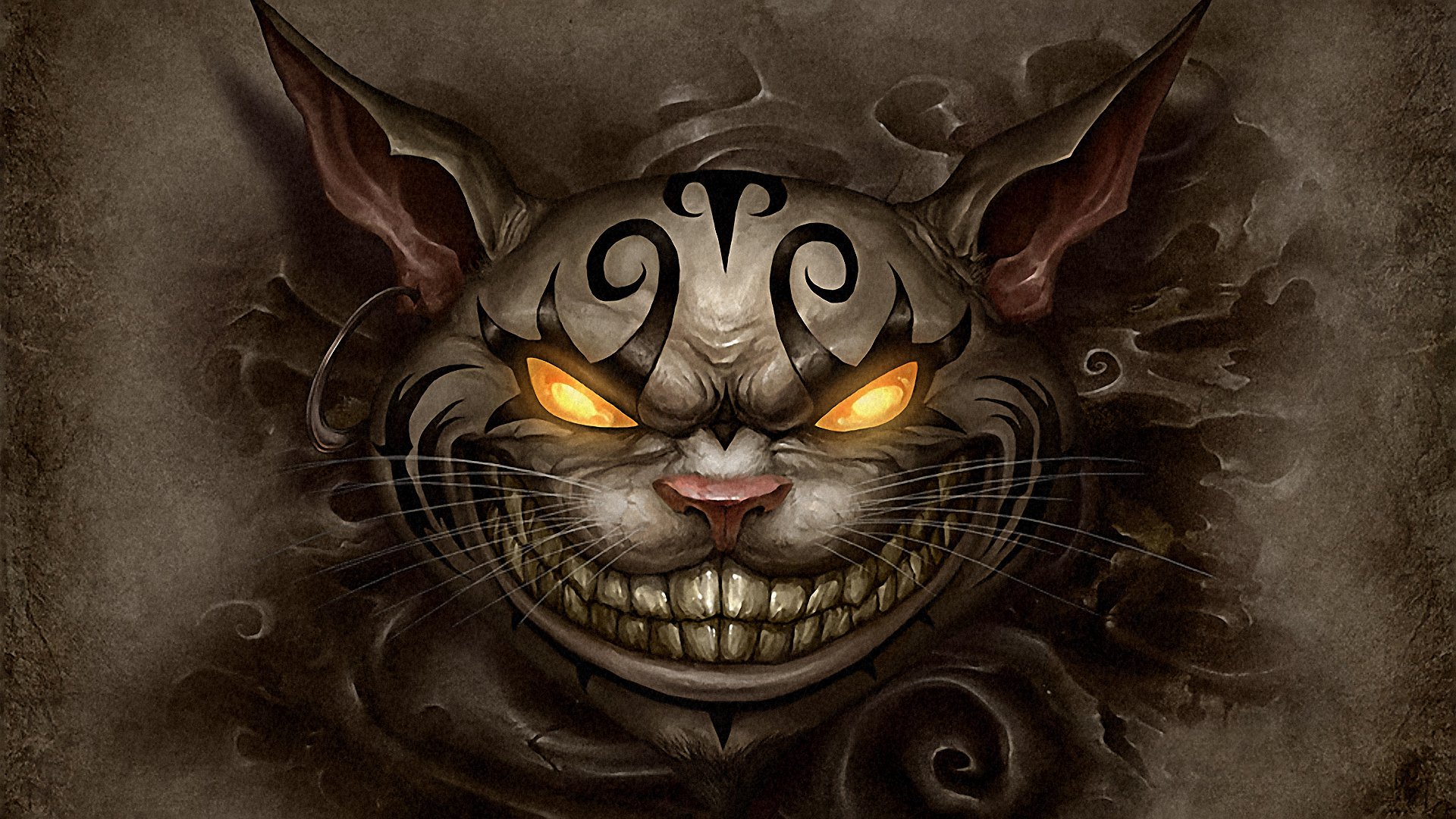 cheshire katze schnauze tattoo piercing alice madness return