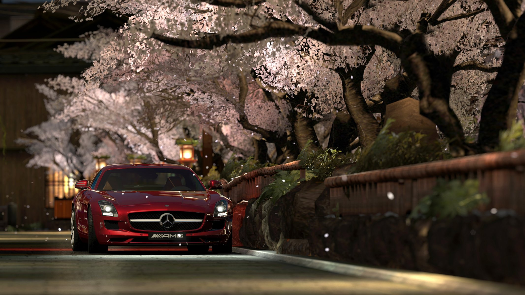 gran turismo 5 modo foto kyoto shirakawa mercedes-benz sls amg