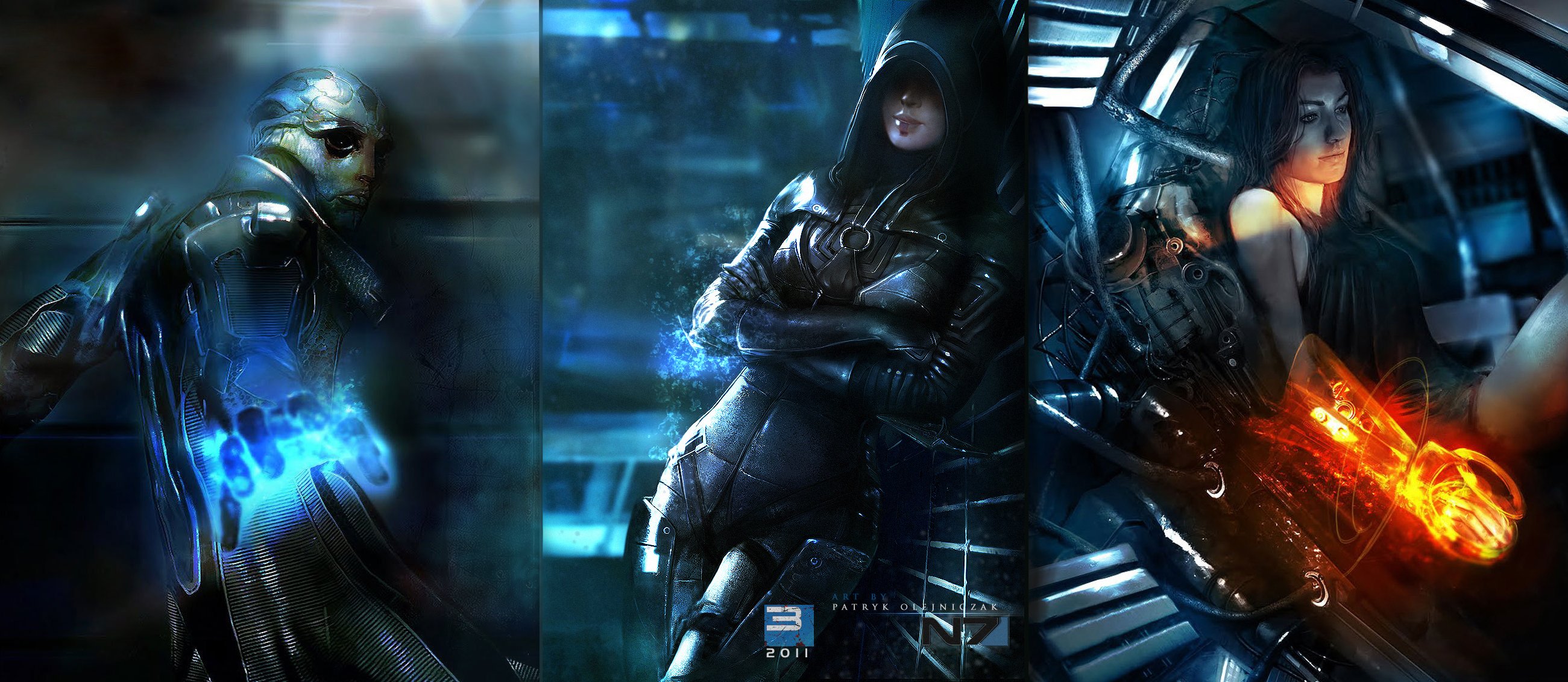 mass effect 3 kasumi goto miranda lawson thaine crios kunst patrick olejniczak