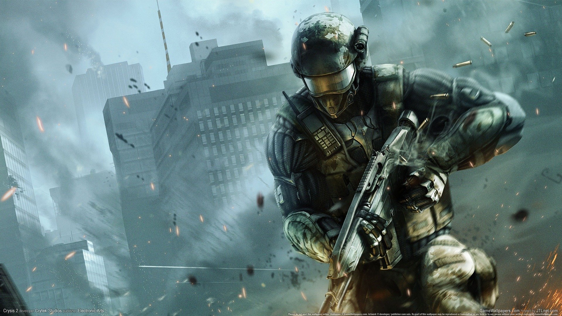 crysis 2 кризис город crytek боец оружие