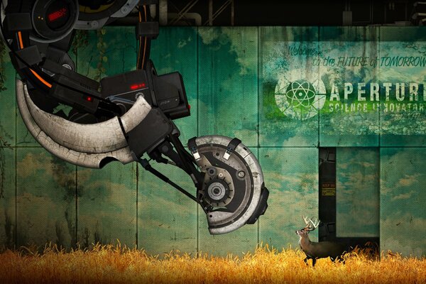 Portal 2 ciervo científico innovador