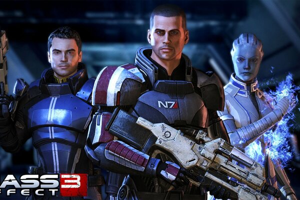 Shepard znaleziony i Liana w mass effect 3