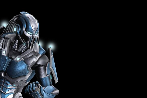 Art cyber sub-zero aus mortal kombat 9