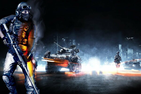 Escena del videojuego Battlefield 3