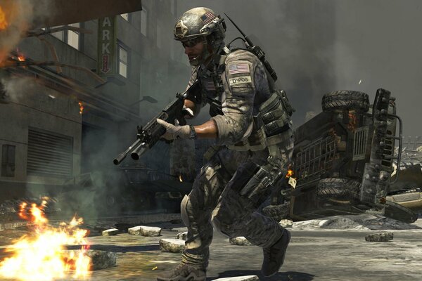 The war of soldiers against terrorists mw3