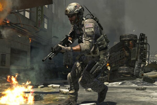 Guerre des soldats contre les terroristes mw3