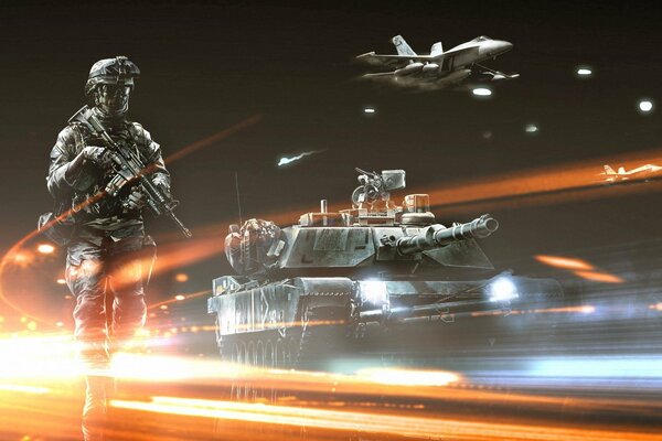 The best wallpapers from the game battlefield 3