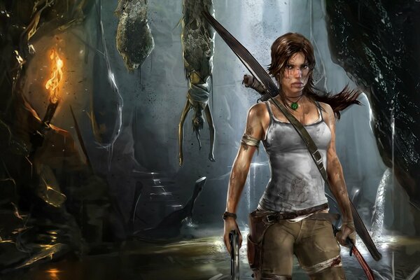 Art from the game Tomb Raider 