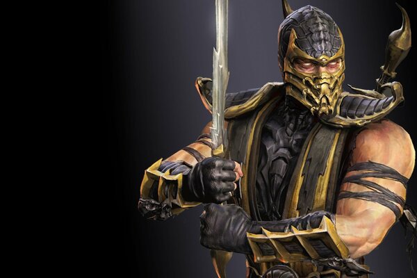 Ninja scorpion from mortal kombat