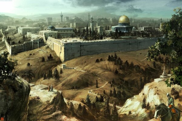 Jerusalem-Moschee in assassing creed