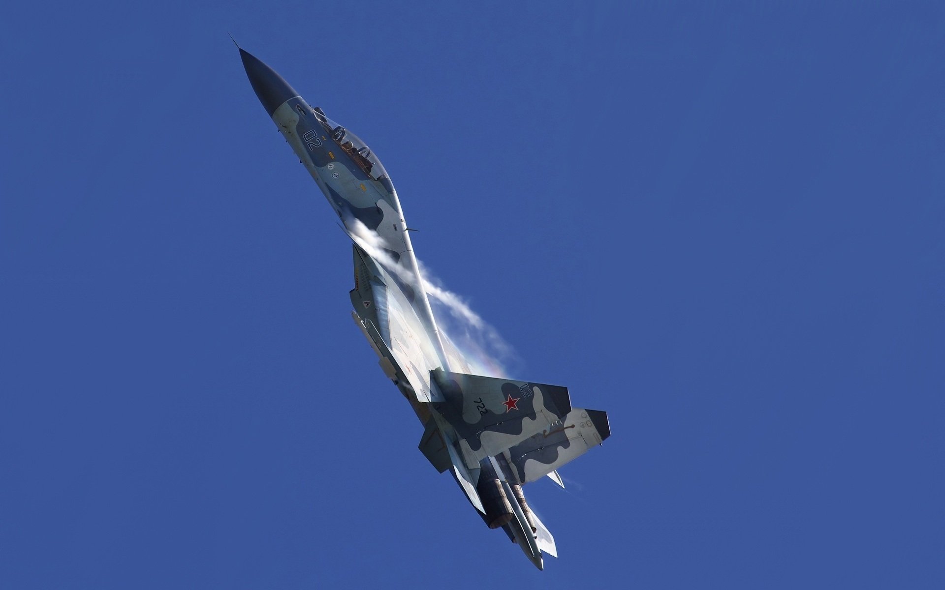 and dry su-30 air force russia sky