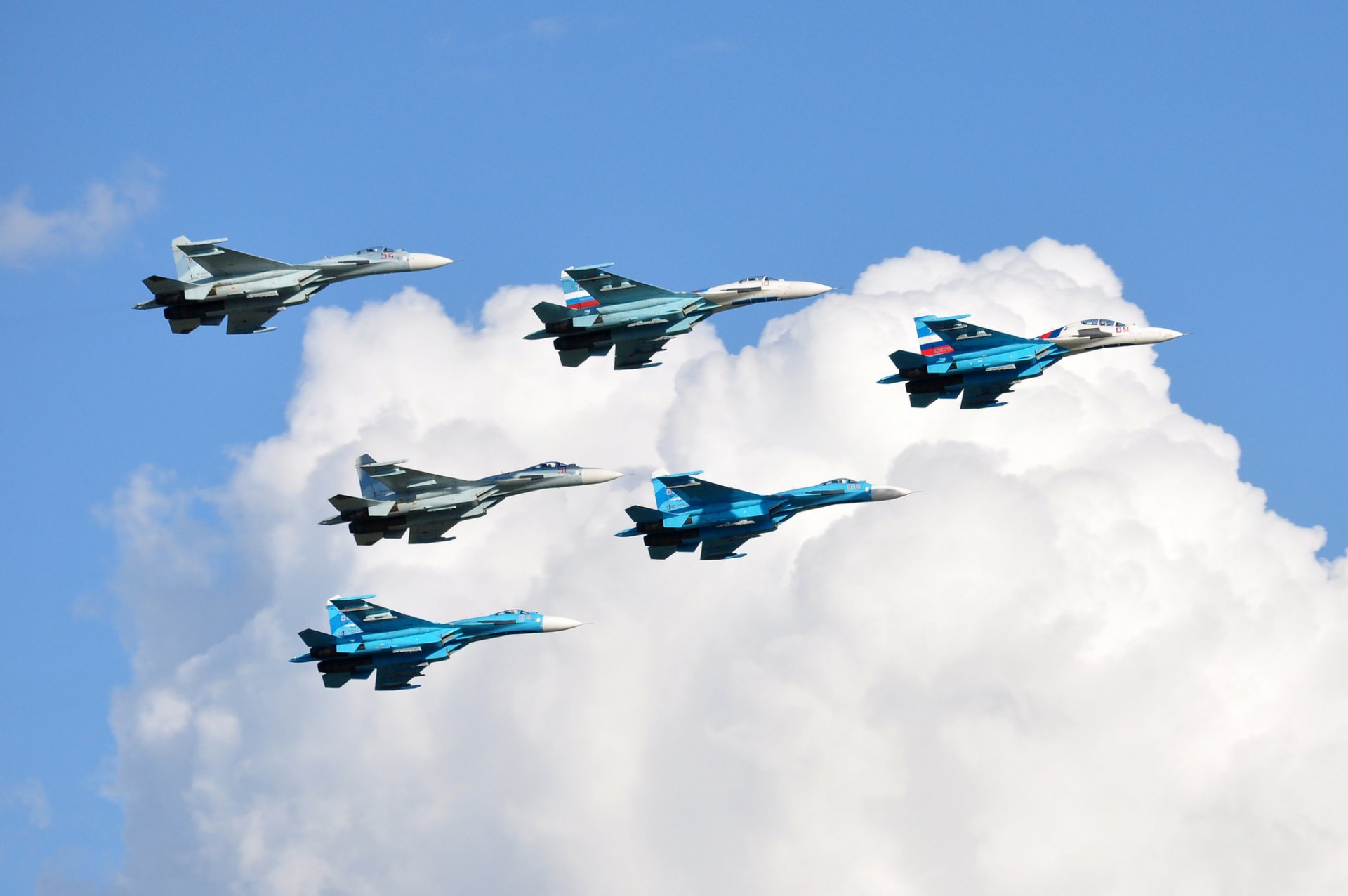 su-27 aviones de combate cielo