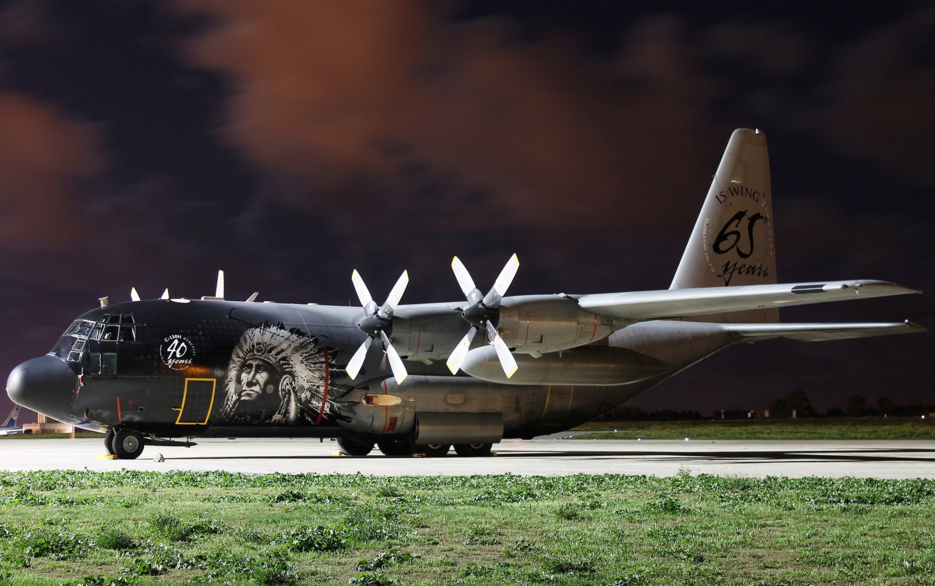 c-130 ch-13 military transport plane airport