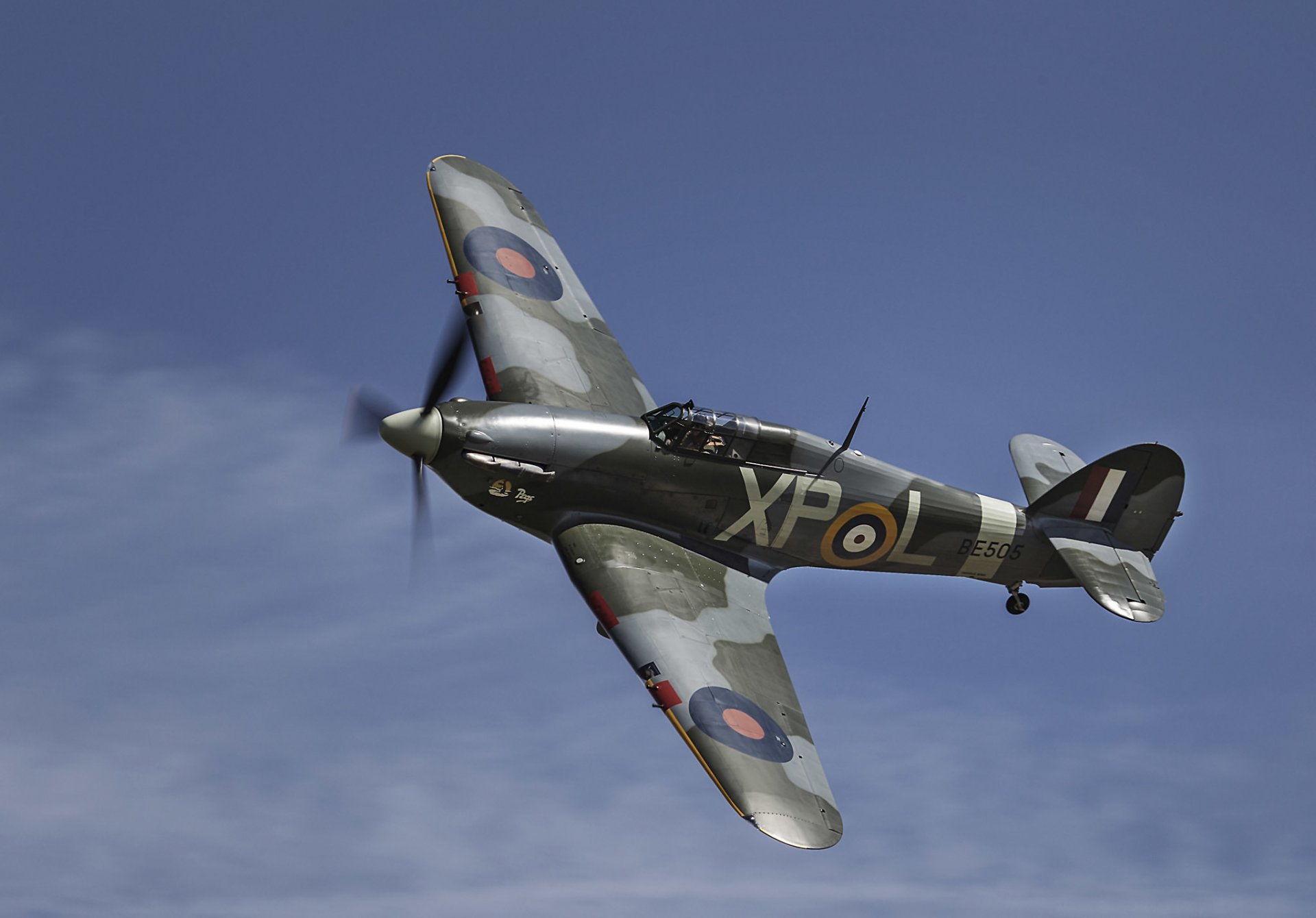 hawker hurricane mk1 solo caza interceptor