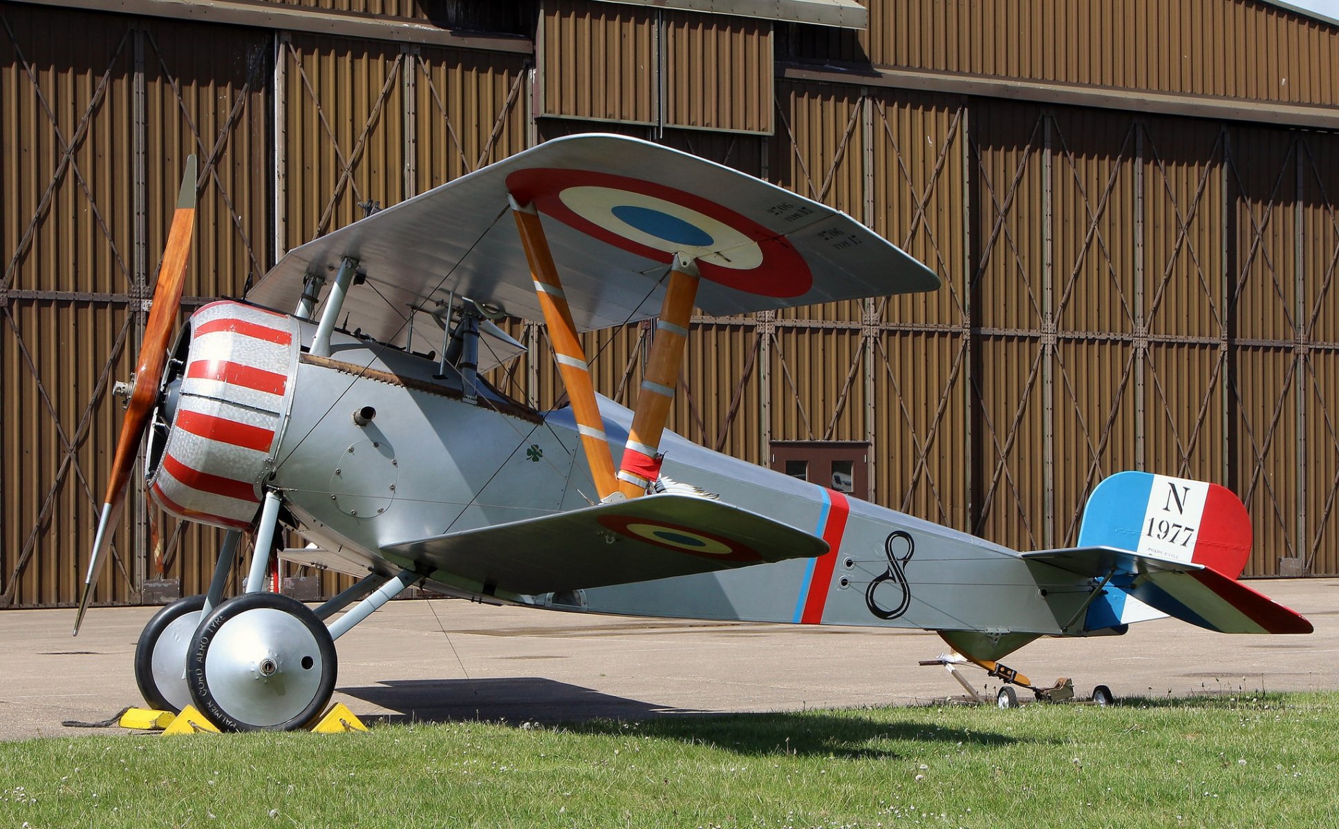 duxford replica fighter at first world war