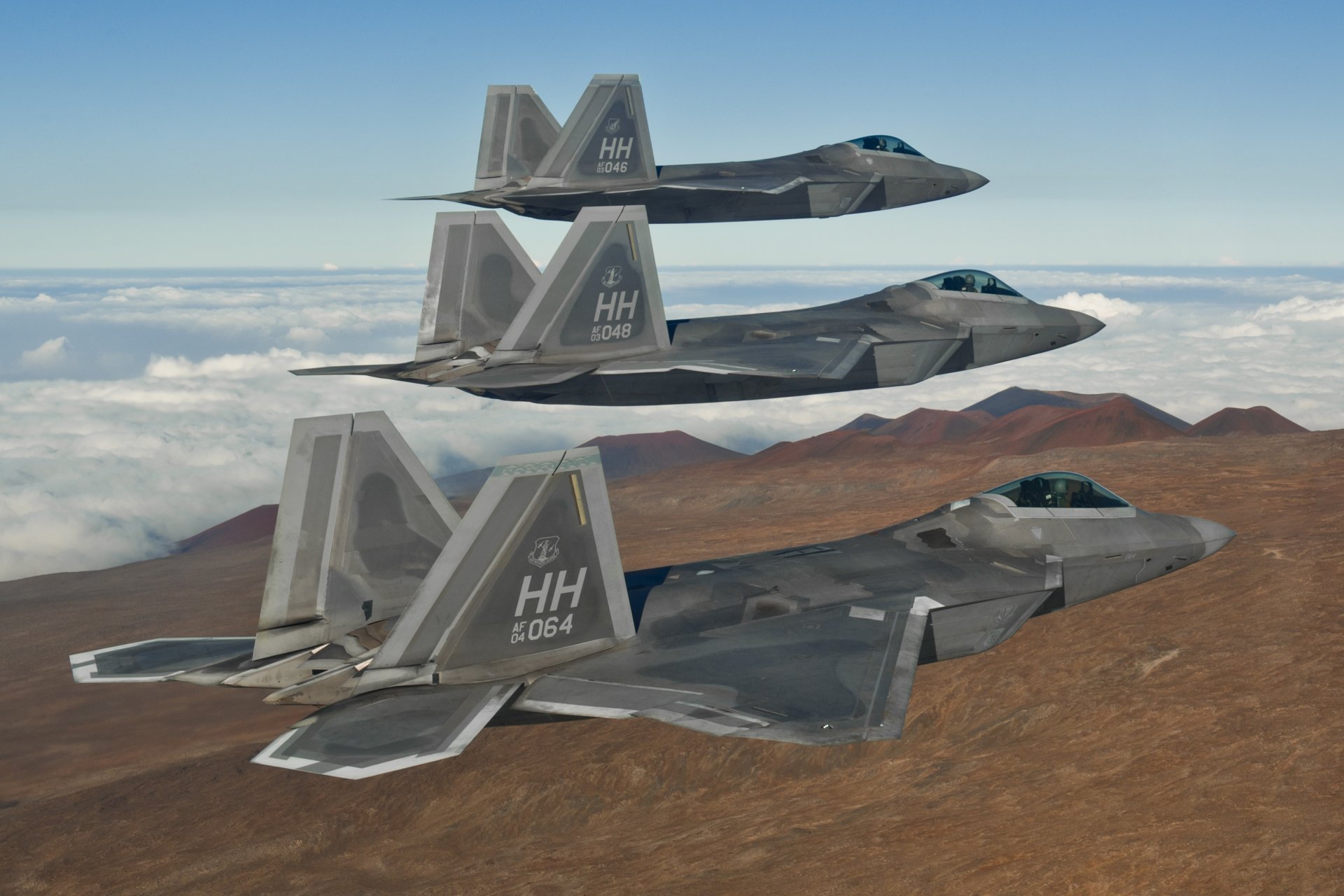 f-22 raptor fighters flight