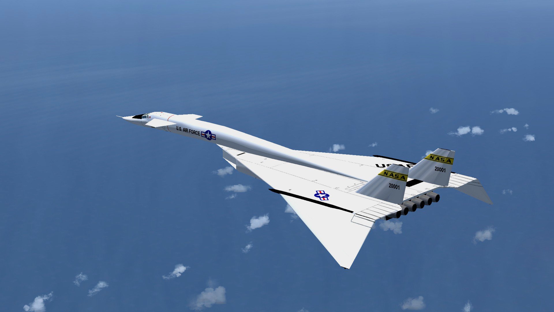 ky flight plane liner north american xb-70 valkyrie